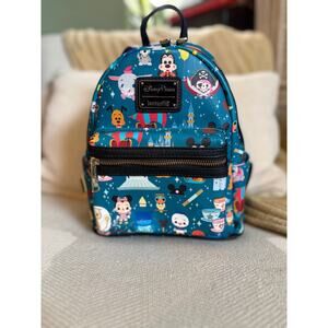 Loungefly Disney Parks Chibi Icons & Characters Mini Backpack